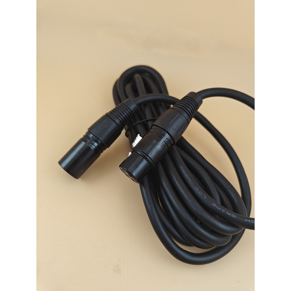 DMX Cable 10FT 3 Pin XLR Male to Female Stage Light DMX512 Data Cord